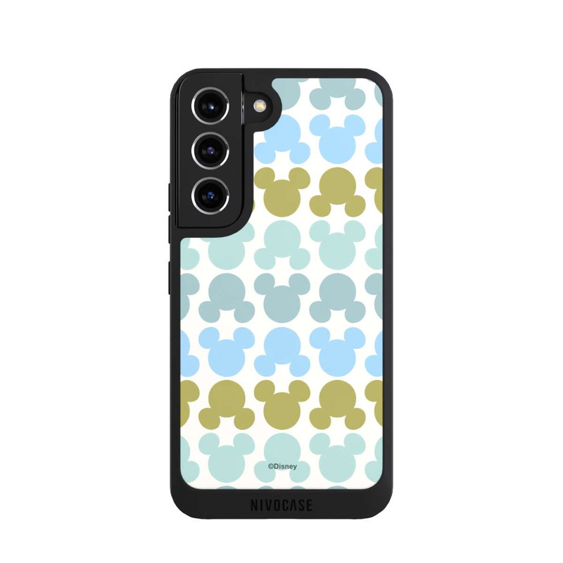 Galaxy S22 NIVOpure Disney Mickey Icon Pattern Green and Blue