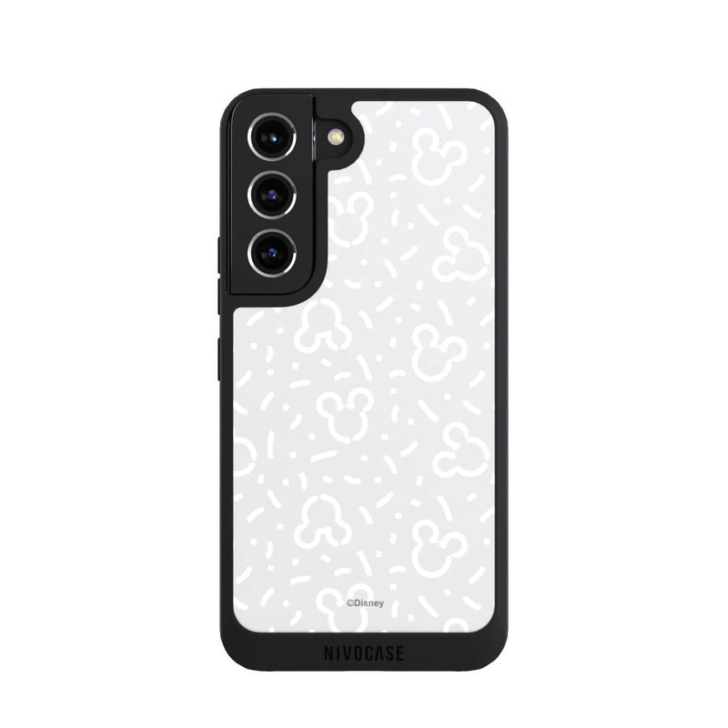 Galaxy S22 NIVOpure Disney Mickey Icon Pattern Grey