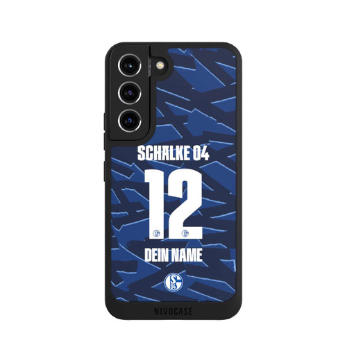 Samsung Galaxy S22 NIVOpure Schalke 04 Trikot Personalisierbar 25-26