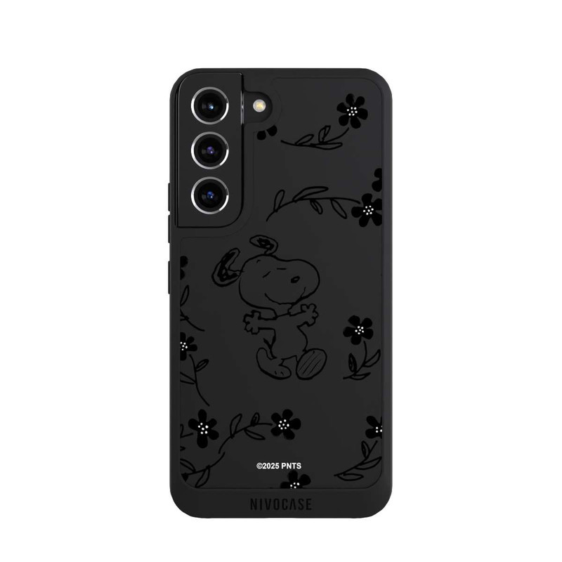 Galaxy S22 NIVOpure Snoopy und Flowers Transparent