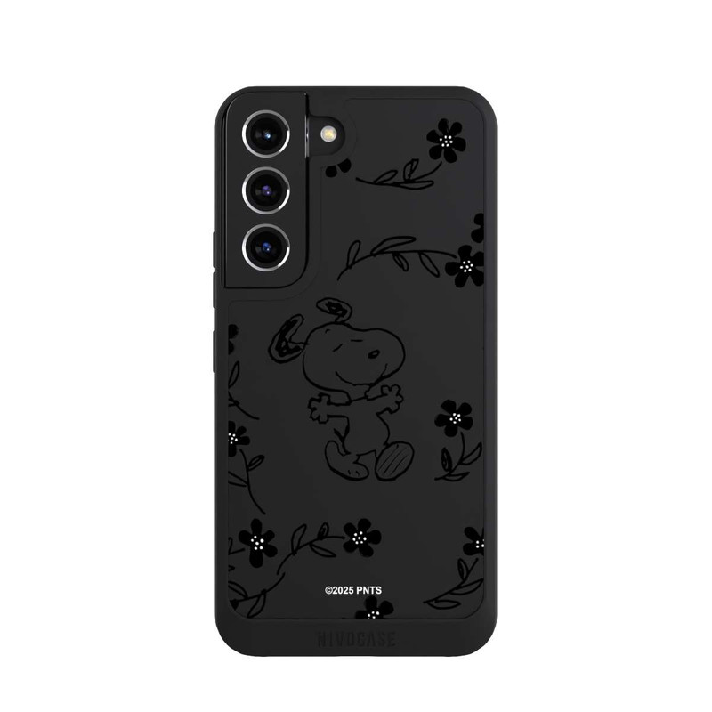 Galaxy S22 NIVOpure Snoopy und Flowers Transparent