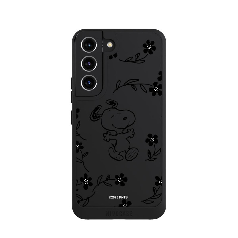 Galaxy S22 NIVOpure Snoopy und Flowers Transparent