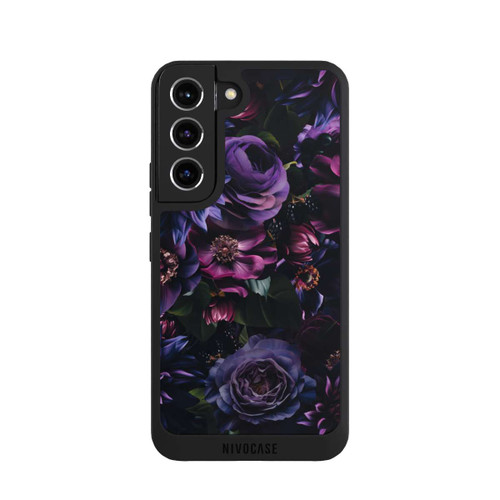 Samsung Galaxy S22 NIVOpure Dunkle Lila Blüten 