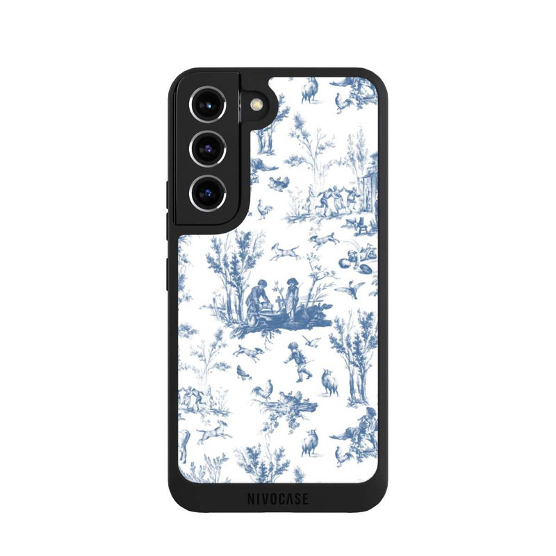 Galaxy S22 NIVOpure Blue Landscape Vintage Pattern