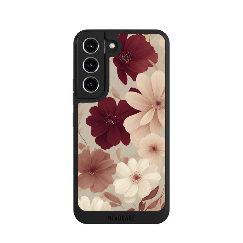 Galaxy S22 NIVOpure Romantic Flowers Beige with AI