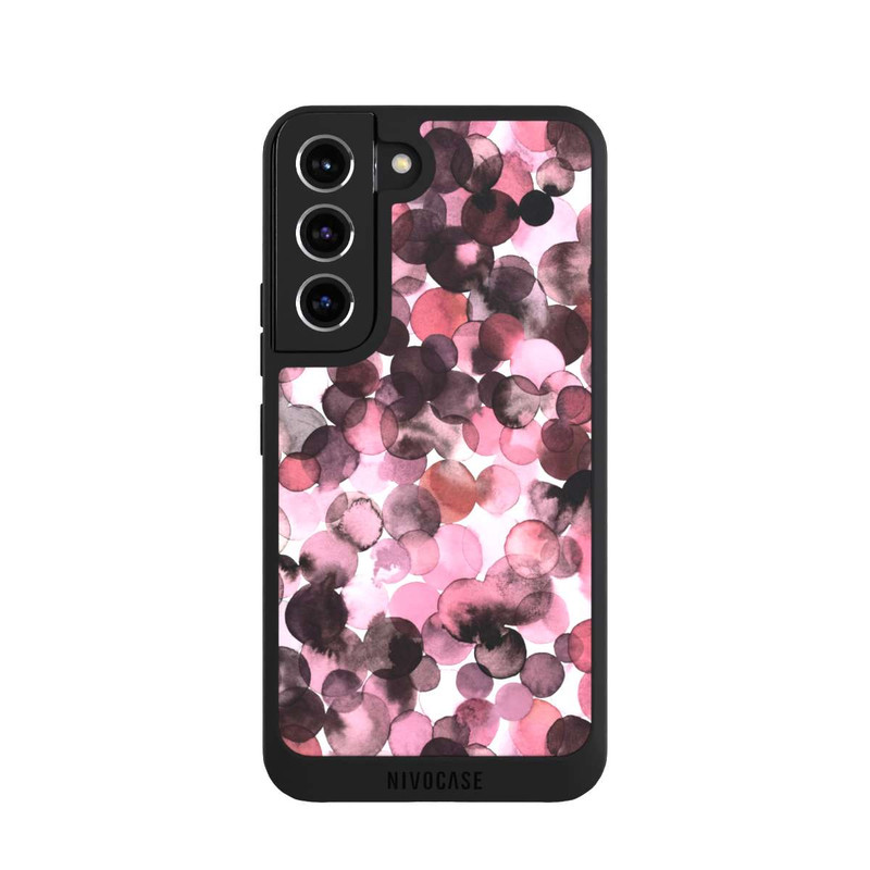 Galaxy S22 NIVOpure Purple Dots Watercolor