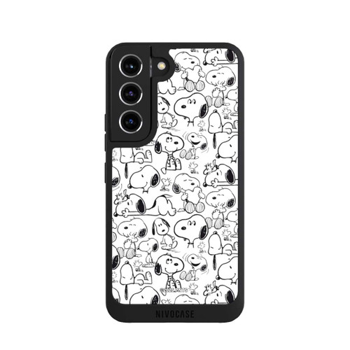 Samsung Galaxy S22 NIVOpure Classic Snoopy Pattern White