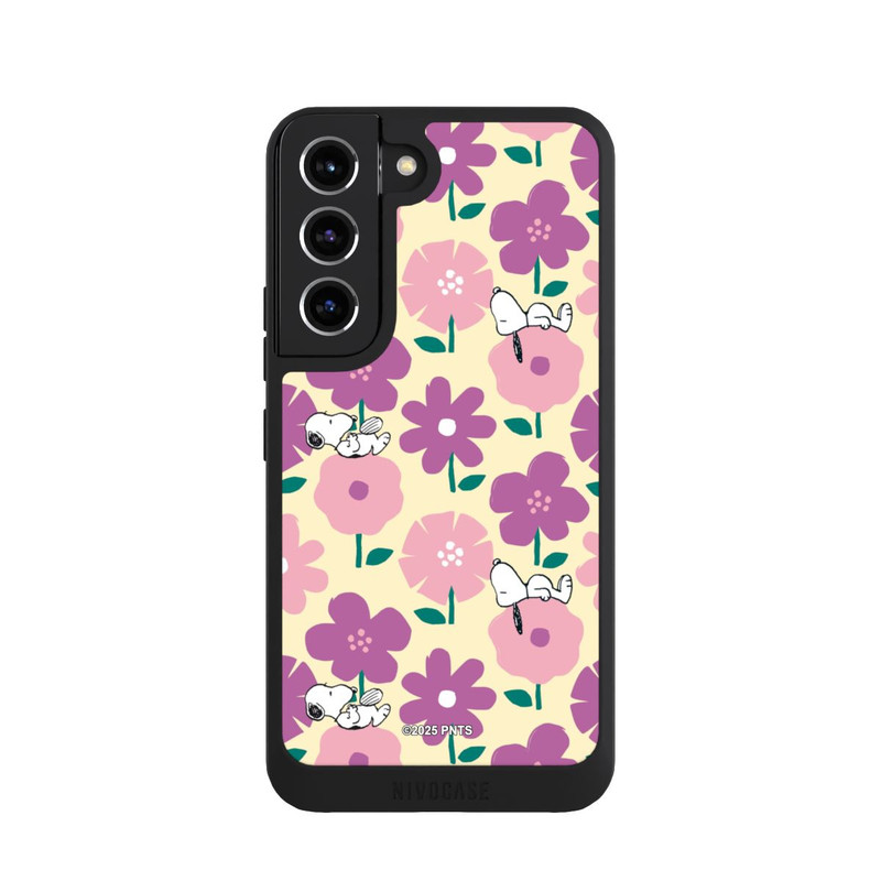 Galaxy S22 NIVOpure Peanuts Flower Pattern Yellow