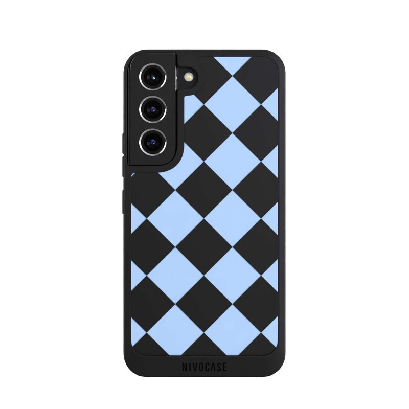 Galaxy S22 NIVOpure Raute Babyblau ohne Hintergrund