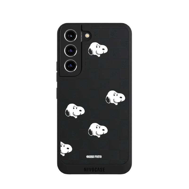 Galaxy S22 NIVOpure Snoopy Checked Pattern