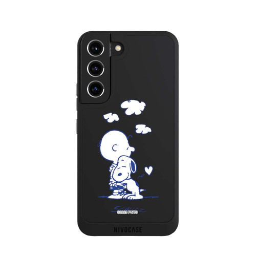 Samsung Galaxy S22 NIVOpure Peanuts Charlie Brown Snoopy Hug Transparent