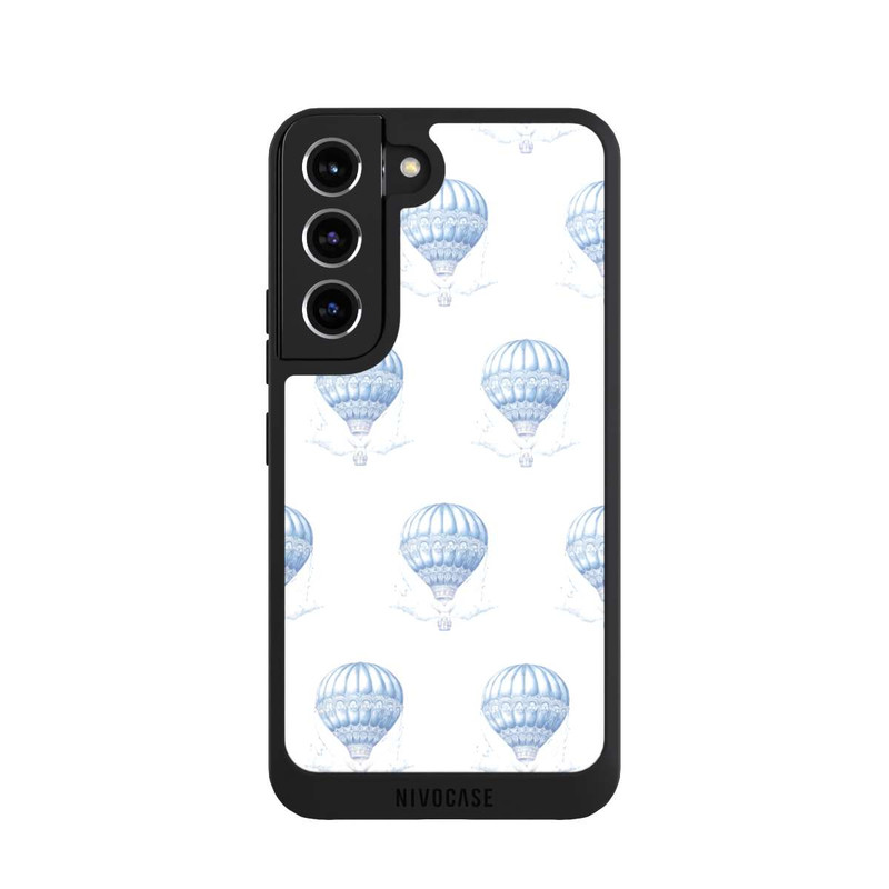 Galaxy S22 NIVOpure Balloon Pattern Girl Toile de Jouy mit KI