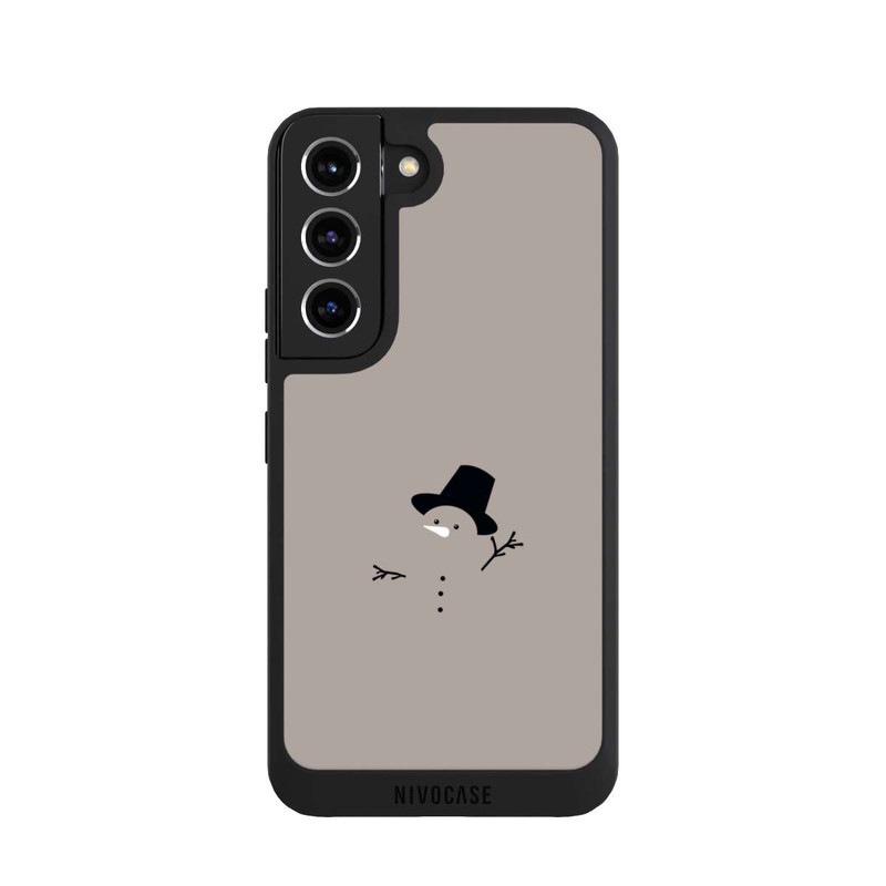 Galaxy S22 NIVOpure Bonhomme de Neige Minimal