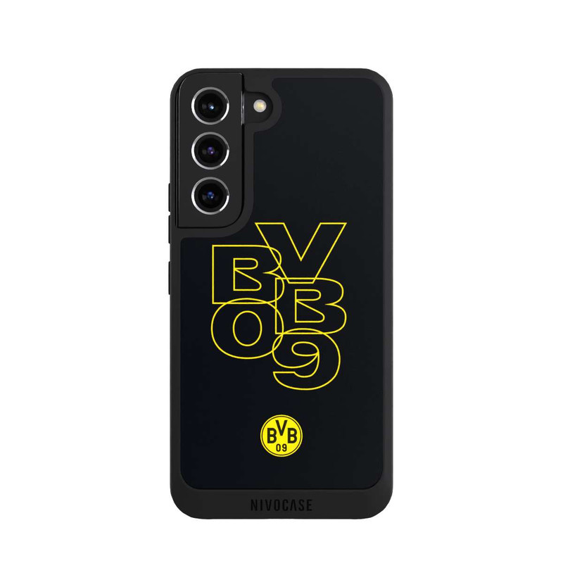 Galaxy S22 NIVOpure BVB09 Gelb Schwarz