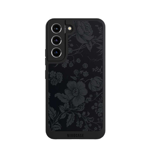 Samsung Galaxy S22 NIVOpure Dunkle Blumen Vintageoptik
