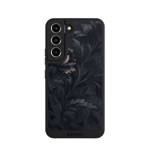 Samsung Galaxy S22 NIVOpure Dunkles Blumenmuster Vintage