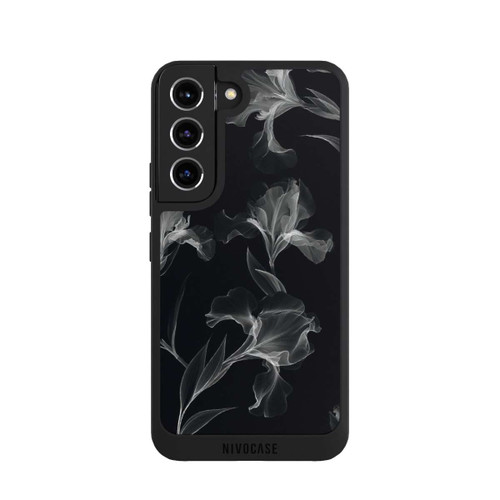 Samsung Galaxy S22 NIVOpure Blumen Schwarz-Weiß Röntgenaufnahme