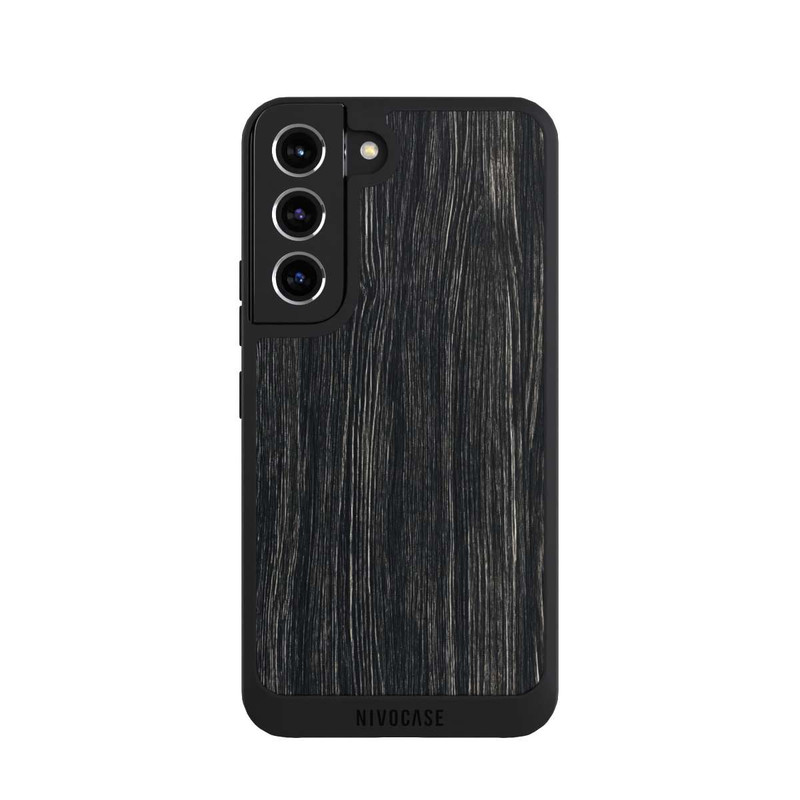 Galaxy S22 NIVOpure Texture du Bois Foncé