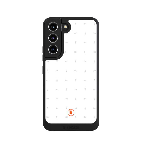 Samsung Galaxy S22 NIVOpure Nivocase Muster Weiss Grau