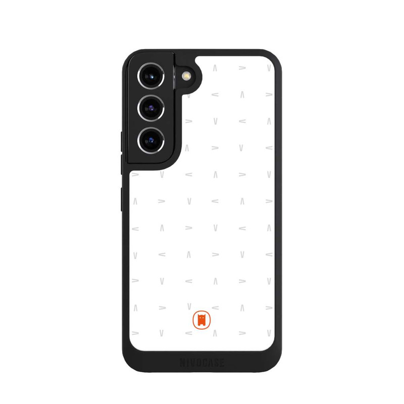Galaxy S22 NIVOpure Nivocase Pattern White Grey