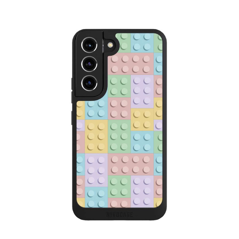 Galaxy S22 NIVOpure Colorful Blocks Pattern