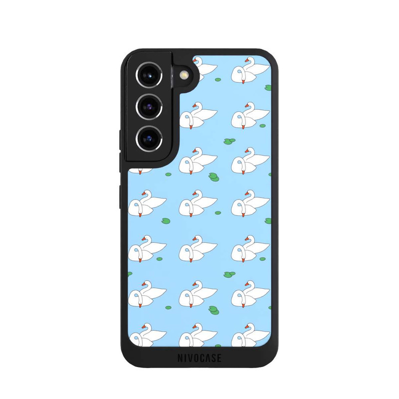 Galaxy S22 NIVOpure Étang bleu à motifs de canards