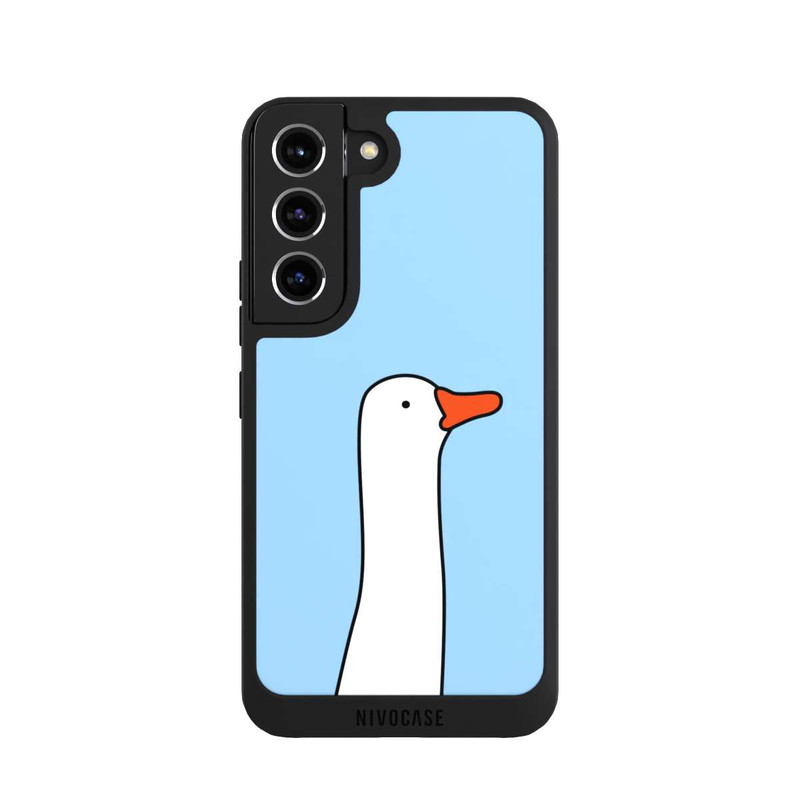 Galaxy S22 NIVOpure Profil Canard Tendance Bleu