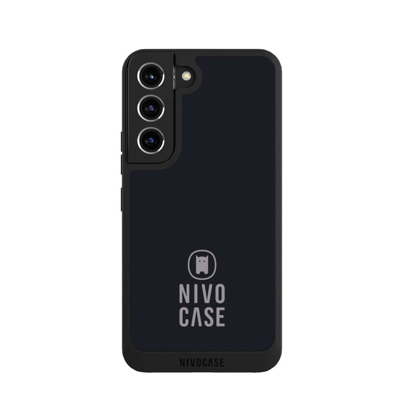 Galaxy S22 NIVOpure Nivocase Logo Black Grey