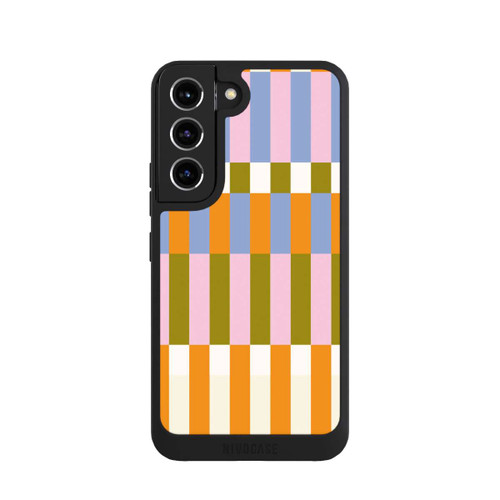 Samsung Galaxy S22 NIVOpure Thème à Carreaux Colorés et Audacieux
