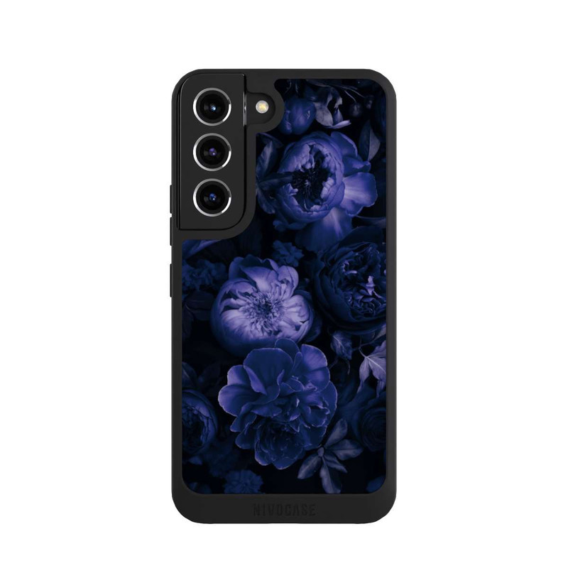 Galaxy S22 NIVOpure Victorian Grandeur Large Flowers Purple Mit KI
