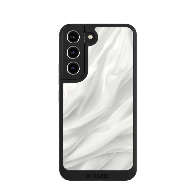 Galaxy S22 NIVOpure White Satin Smooth Texture With AI