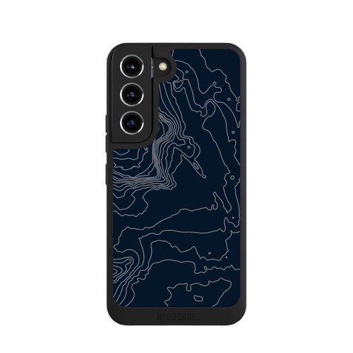Samsung Galaxy S22 NIVOpure Berg Höhenlinien Dunkel