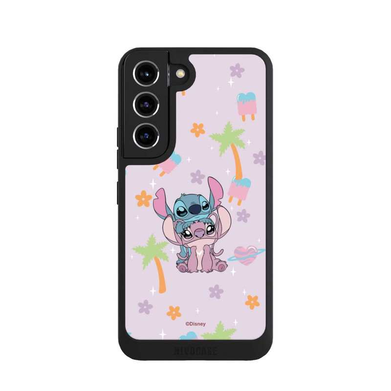 Galaxy S22 NIVOpure Stitch and Angel Cute Couple