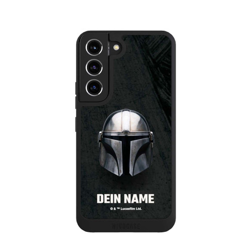 Samsung Galaxy S22 NIVOpure Star Wars Mandalorian Black Helmet Personalisierbar