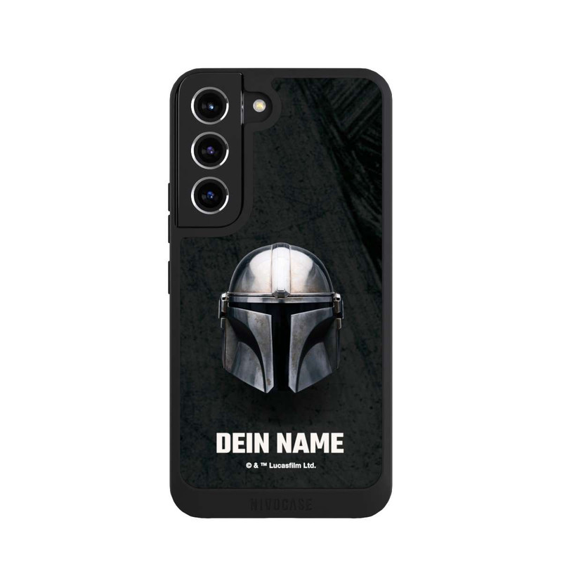 Galaxy S22 NIVOpure Star Wars Mandalorian Black Helmet personnalisable