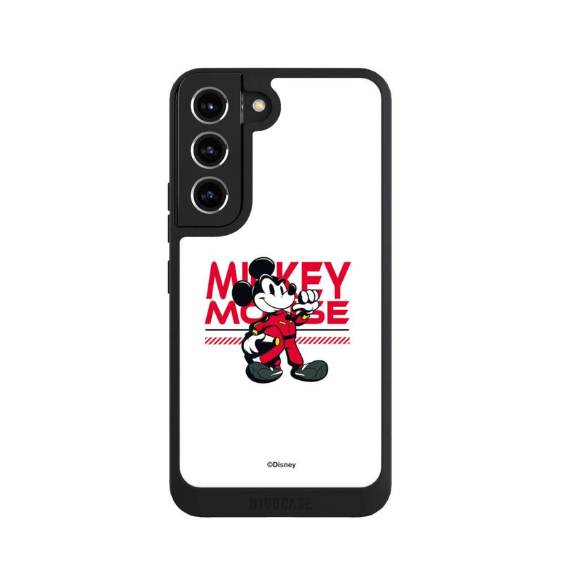 Galaxy S22 NIVOpure Mickey Mouse Racing White