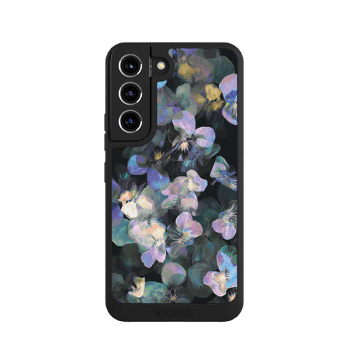 Samsung Galaxy S22 NIVOpure Nocturnal Garden Flowers irisierende Vergissmeinnichts