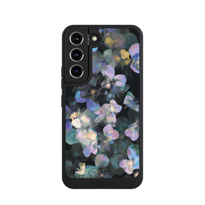 Galaxy S22 NIVOpure Nocturnal Garden Flowers Iridescent Forget-me-nots