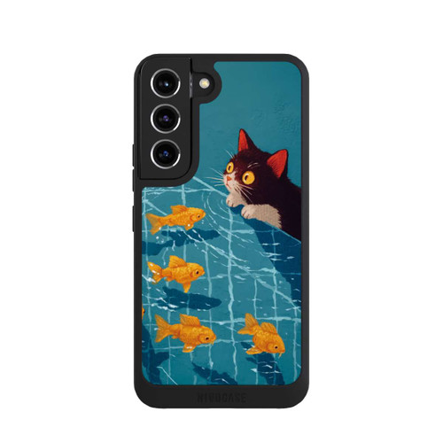 Samsung Galaxy S22 NIVOpure Die Katze im Pool mit KI
