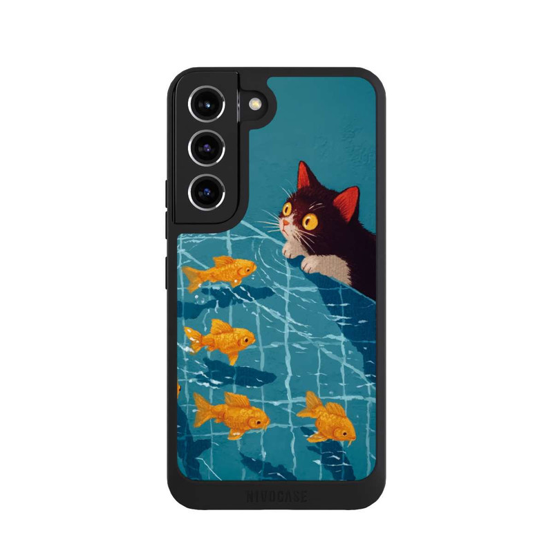 Galaxy S22 NIVOpure Cat in a Pool with AI