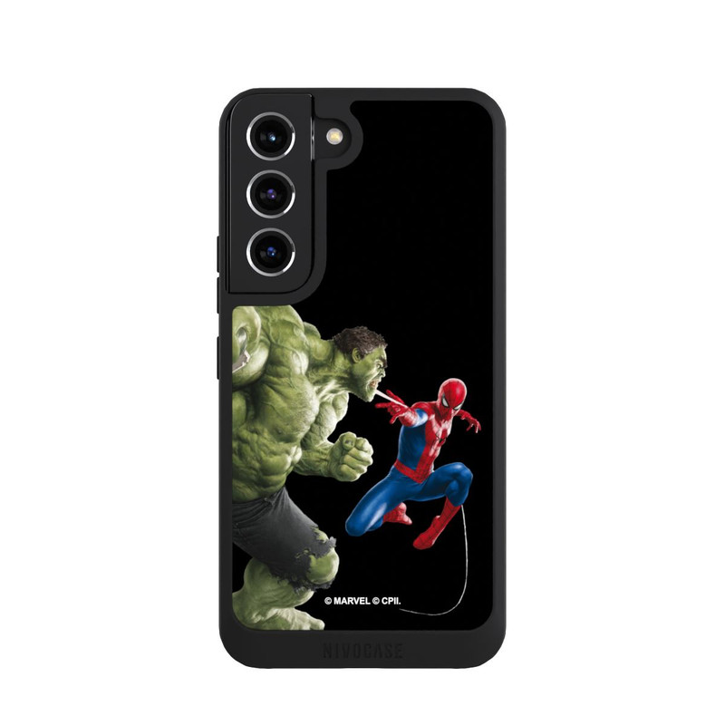 Galaxy S22 NIVOpure Spider-Man affronte Hulk