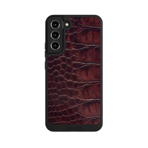 Samsung Galaxy S22+ NIVOpure Cuir de Crocodile