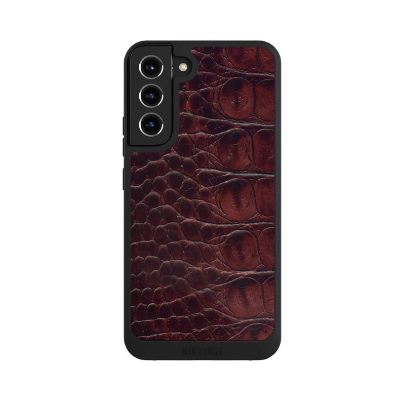 Galaxy S22 + NIVOpure Cuir de Crocodile