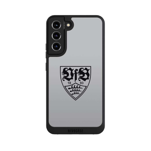 Samsung Galaxy S22+ NIVOpure VfB Stuttgart Wappen Grau