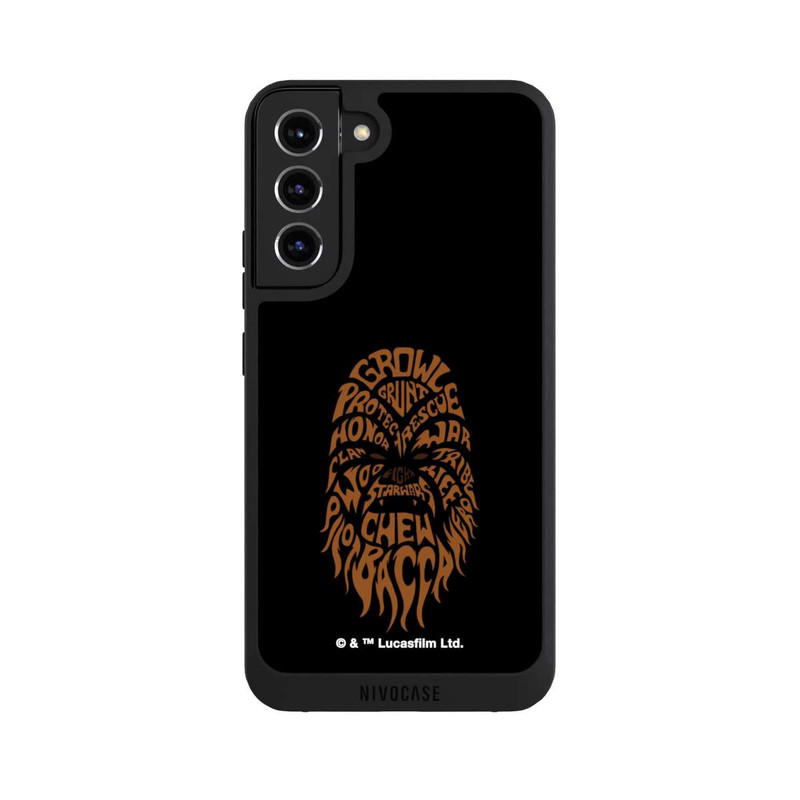 Galaxy S22 + NIVOpure Chewbacca Typo Grafisch
