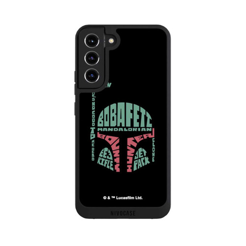 Samsung Galaxy S22+ NIVOpure Boba Fett Typo Grafisch