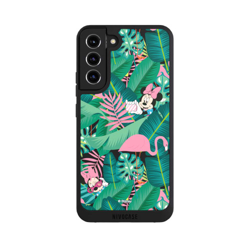 Samsung Galaxy S22+ NIVOpure Minnie Summer Palmblätter ohne Hintergrund