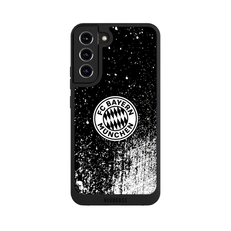 Galaxy S22 + NIVOpure Splatter Schwarz - FCB