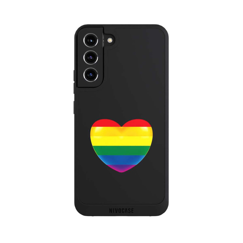 Galaxy S22 + NIVOpure Pride Heart transparent
