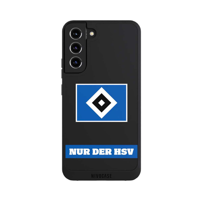 Galaxy S22 + NIVOpure Nur der HSV Blau - ohne Hintergrund